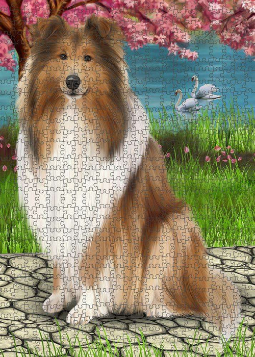 Rough Collie Dog Puzzle  PUZL86184