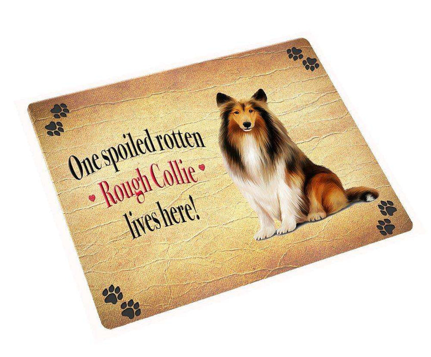 Rough Collie Spoiled Rotten Dog Magnet