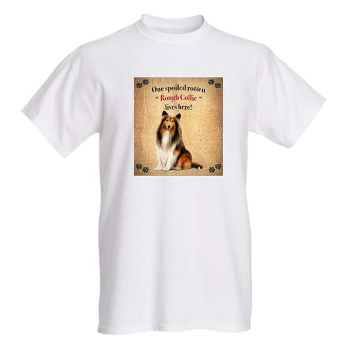 Rough Collie Spoiled Rotten Dog T-Shirt