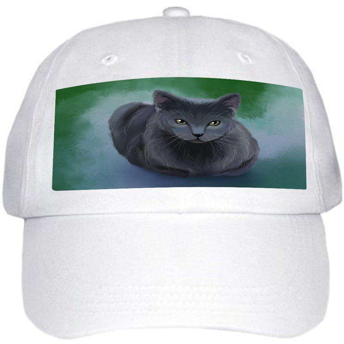 Russian Blue Cat Ball Hat Cap HAT48078