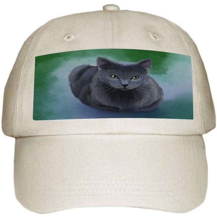 Russian Blue Cat Ball Hat Cap HAT48078