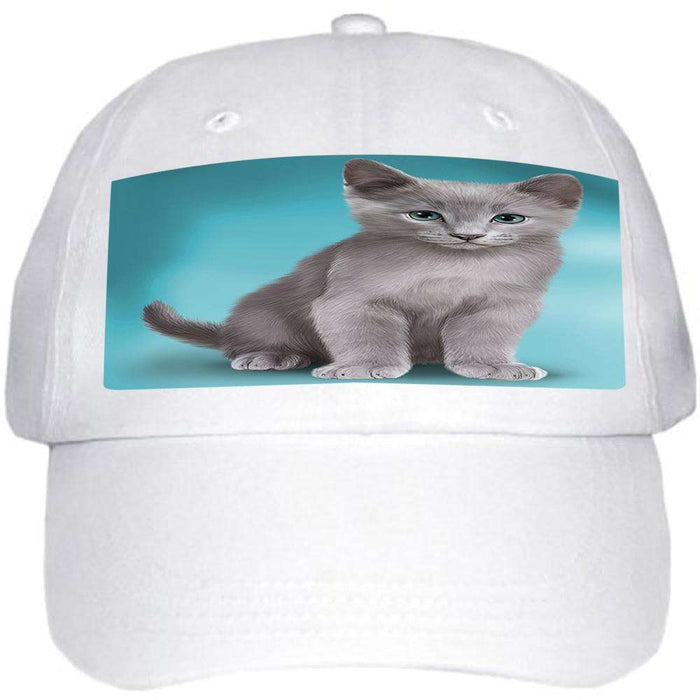 Russian Blue Cat Ball Hat Cap HAT59043