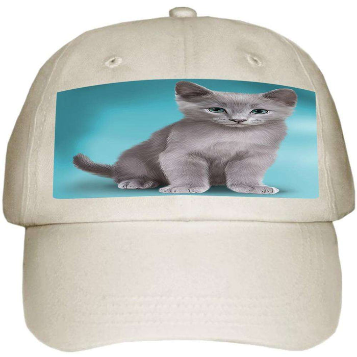 Russian Blue Cat Ball Hat Cap HAT59043