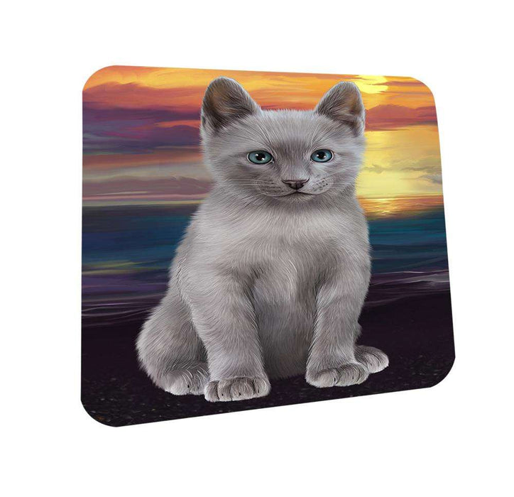 Russian Blue Cat Coasters Set of 4 CST51727