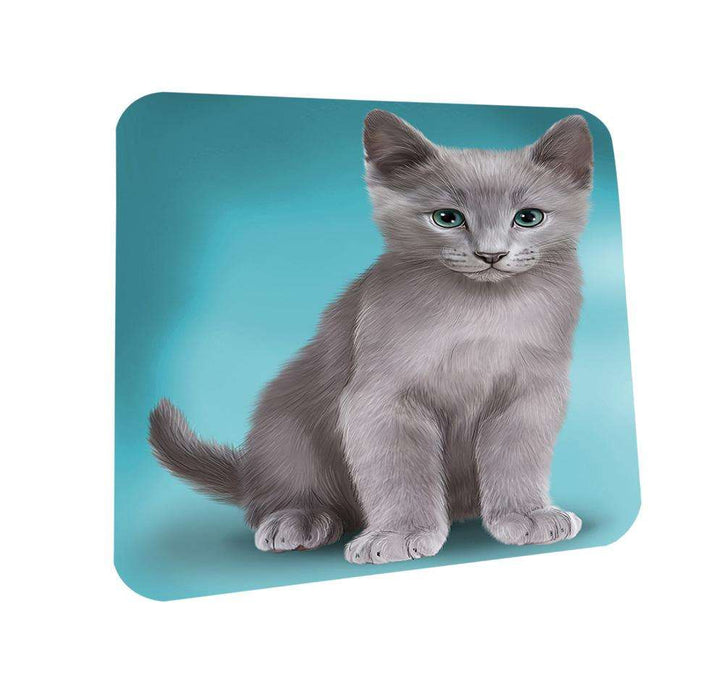 Russian Blue Cat Coasters Set of 4 CST51729