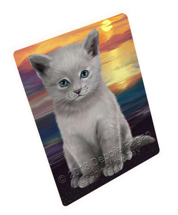 Russian Blue Cat Cutting Board C59550