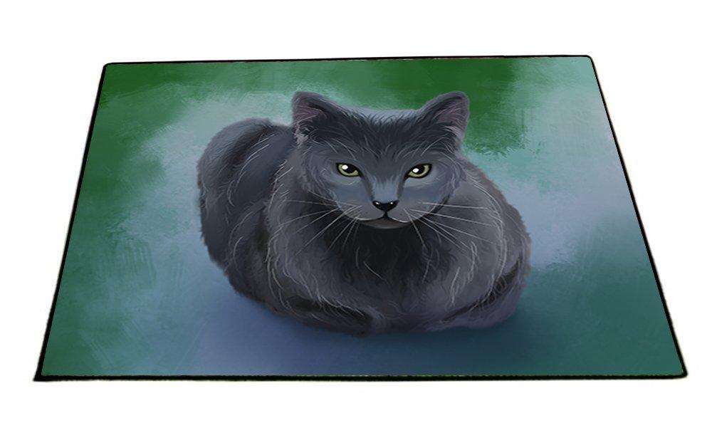 Russian Blue Cat Floormat FLMS48081