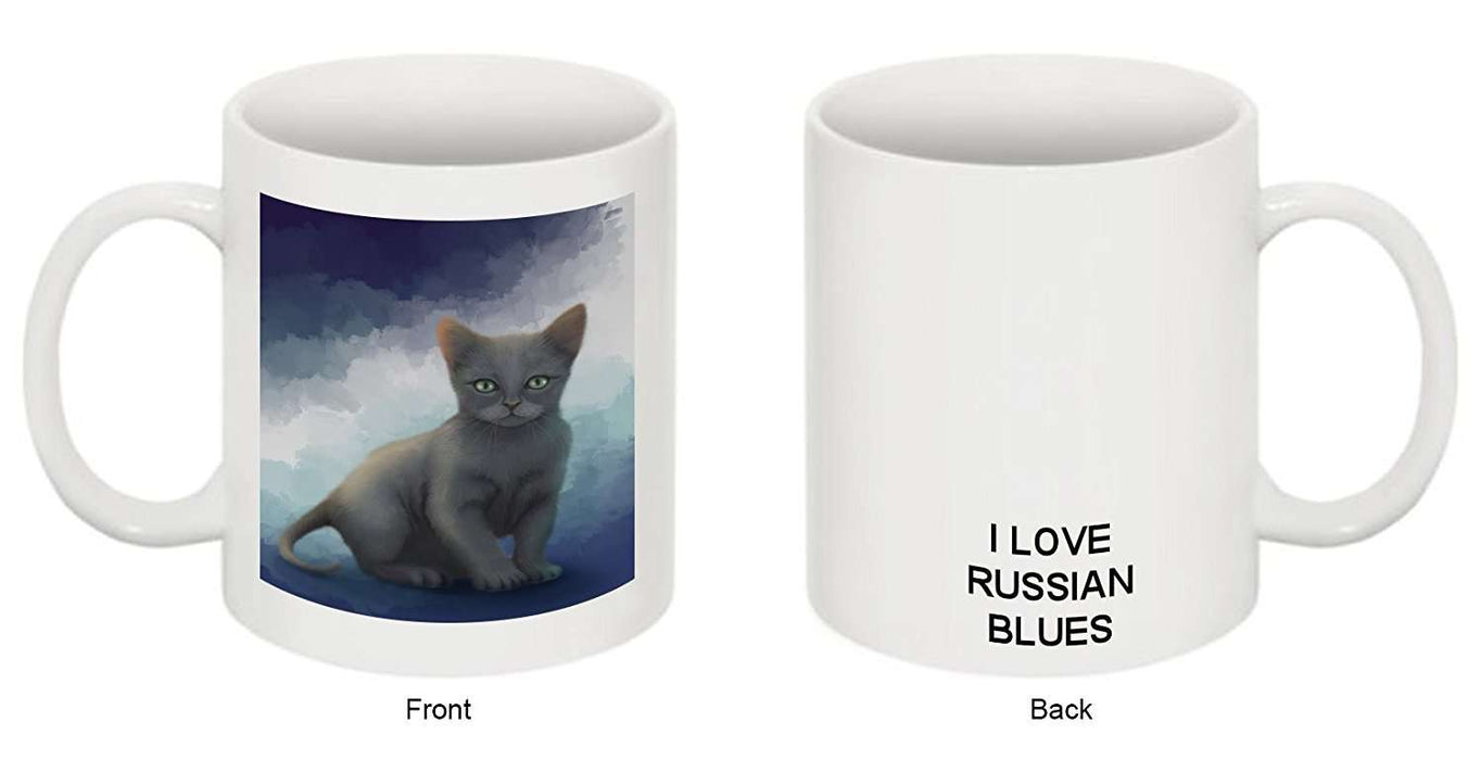 Russian Blue Cat Mug MUG48089