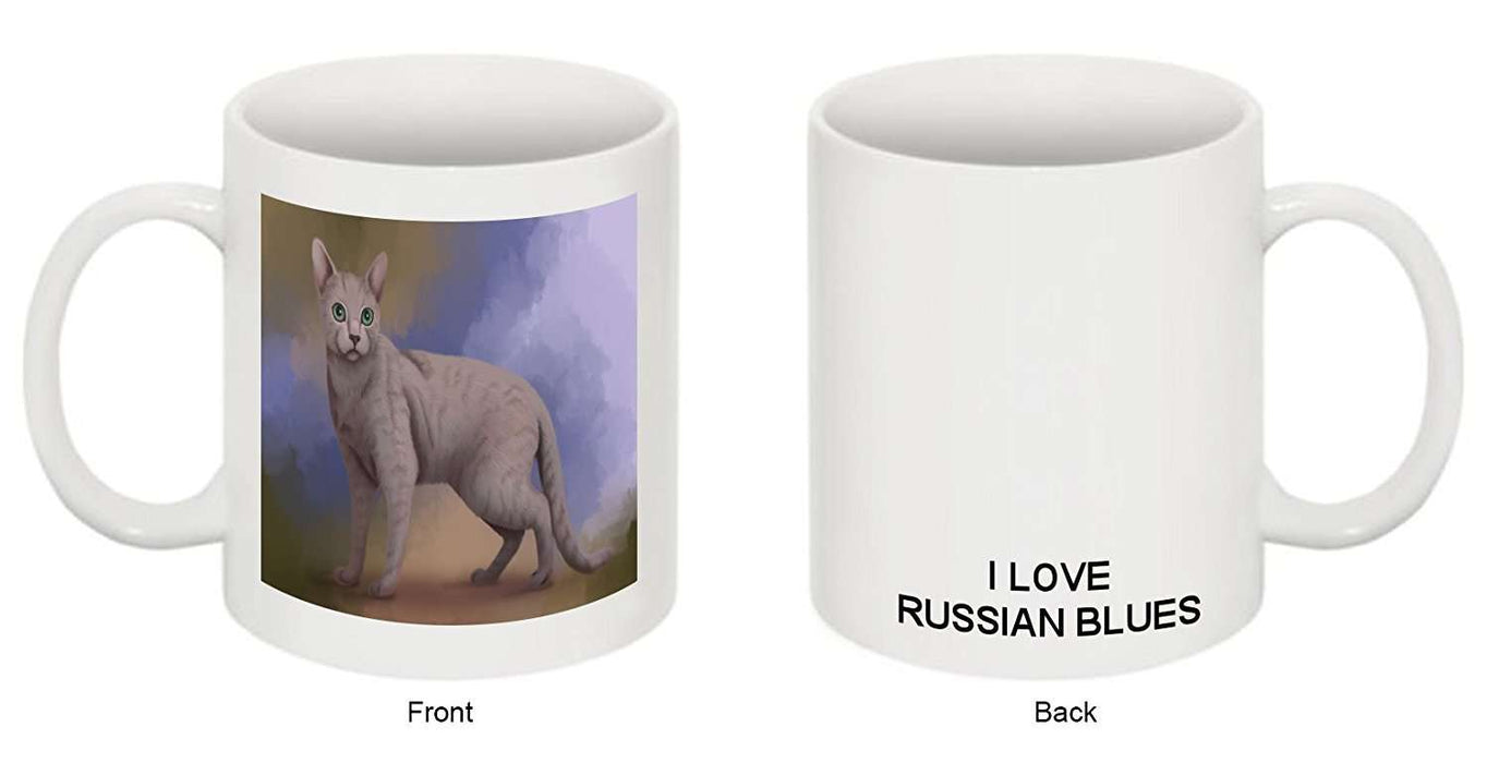 Russian Blue Cat Mug MUG48090