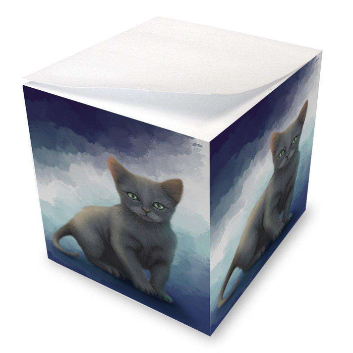 Russian Blue Cat Note Cube NOC48089
