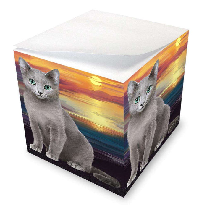 Russian Blue Cat Note Cube NOC51765