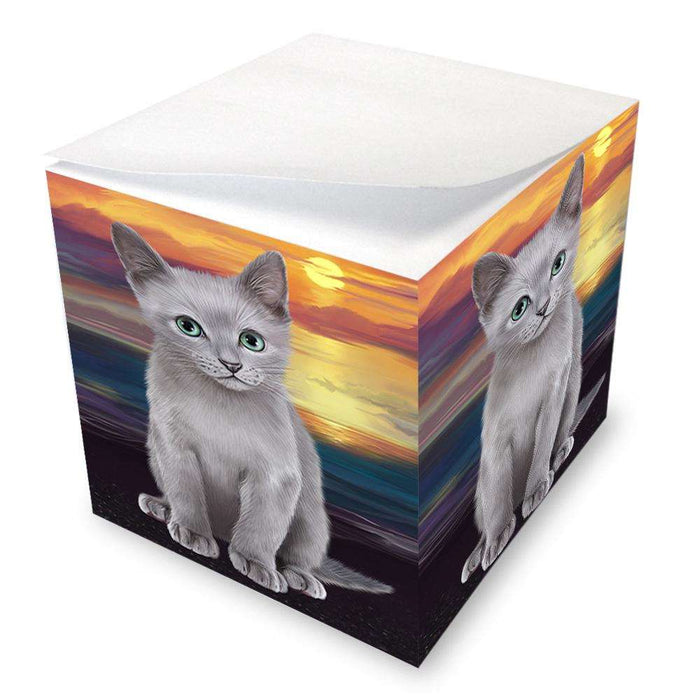 Russian Blue Cat Note Cube NOC51766