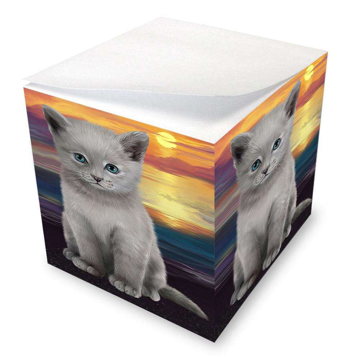 Russian Blue Cat Note Cube NOC51767