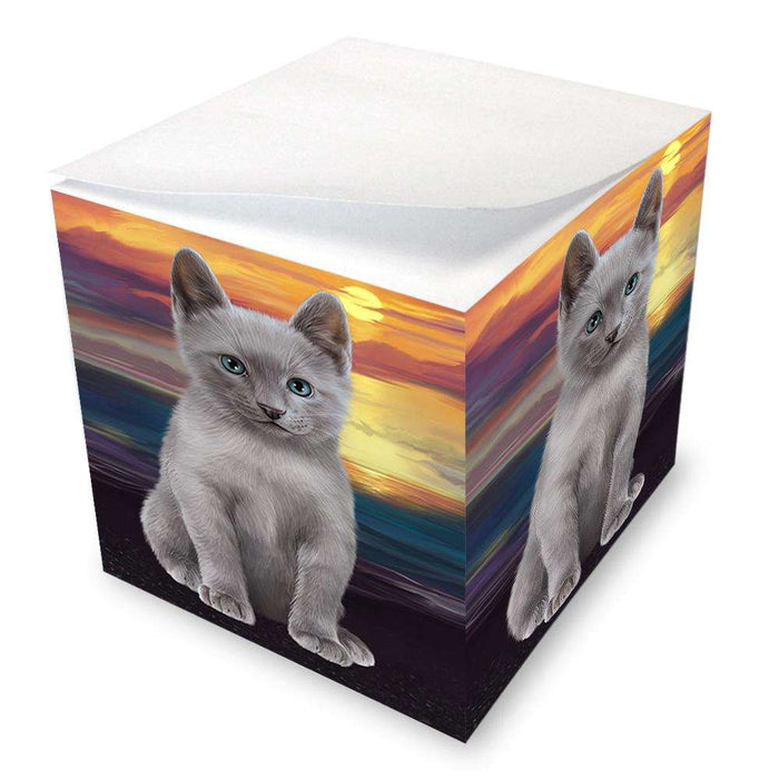 Russian Blue Cat Note Cube NOC51768