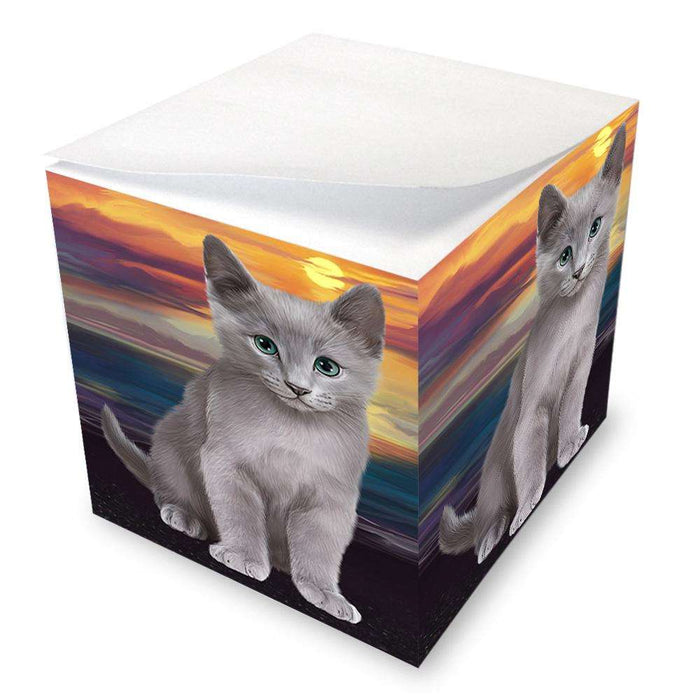 Russian Blue Cat Note Cube NOC51769