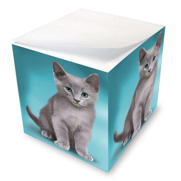 Russian Blue Cat Note Cube NOC51770