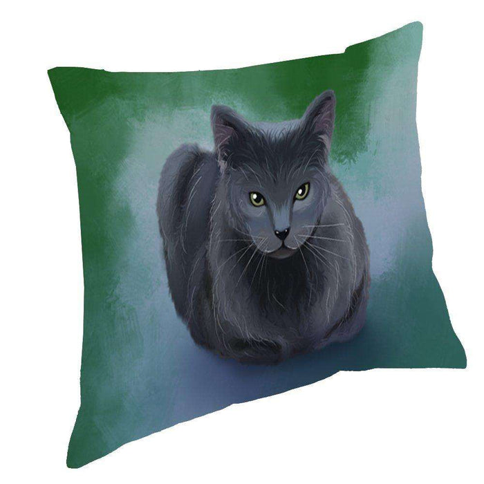 Russian Blue Cat Pillow PIL48352