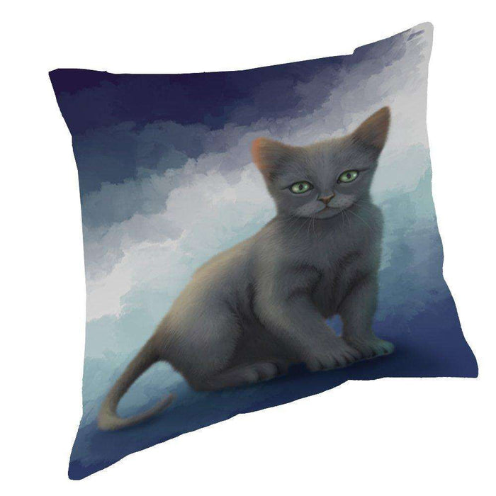 Russian Blue Cat Pillow PIL48356