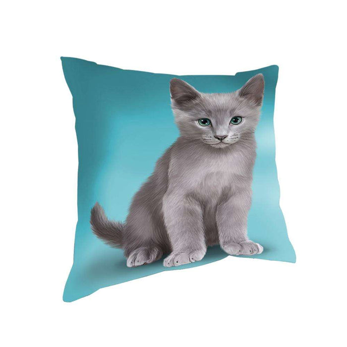 Russian Blue Cat Pillow PIL63444