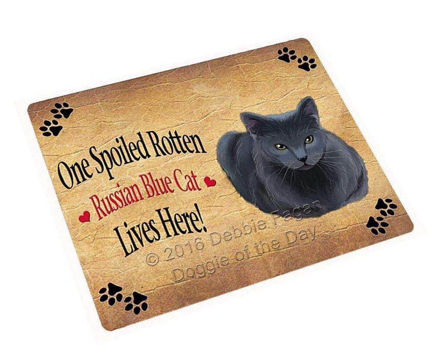 Russian Blue Spoiled Rotten Cat Refrigerator Magnet