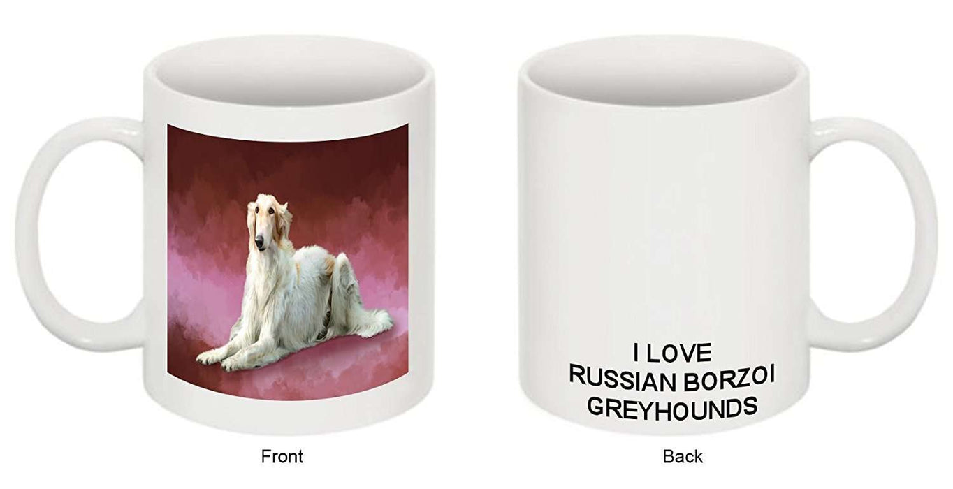 Russian Borzoi Greyhound Dog Mug MUG48091