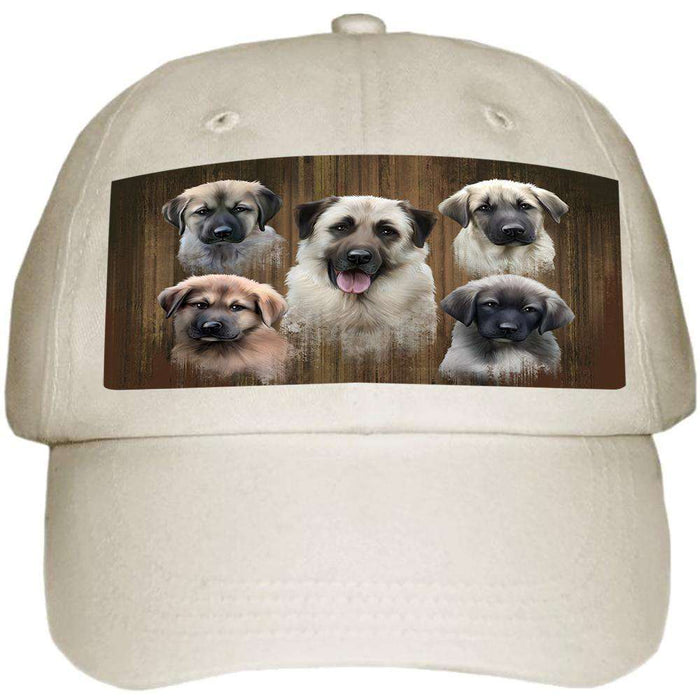 Rustic 5 Anatolian Shepherds Dog Ball Hat Cap HAT52059