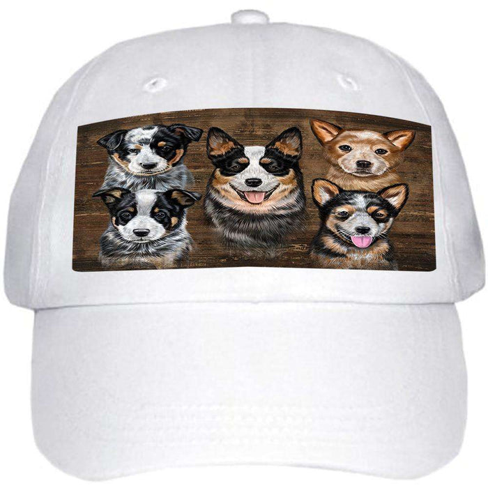 Rustic 5 Australian Cattle Dogs Ball Hat Cap HAT52062
