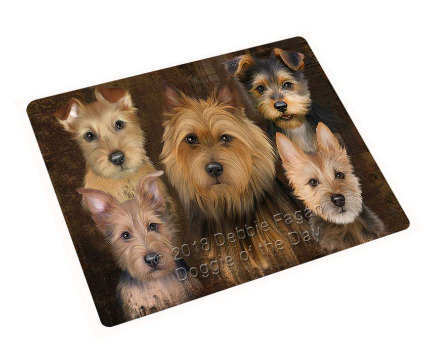 Rustic 5 Australian Terrier Dog Cutting Board C66819