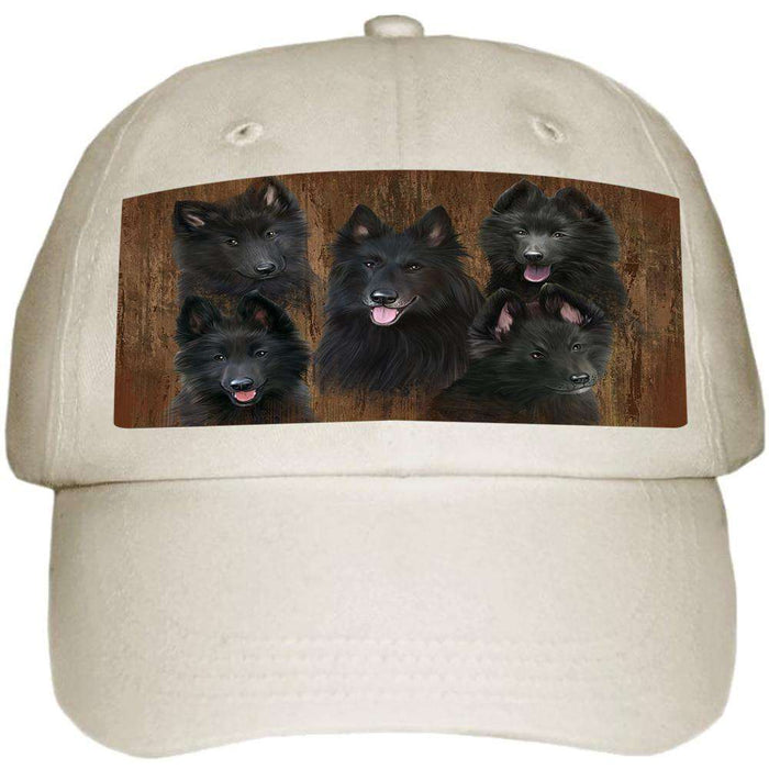Rustic 5 Belgian Shepherds Dog Ball Hat Cap HAT52077
