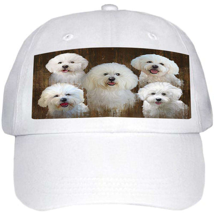 Rustic 5 Bichon Frises Dog Ball Hat Cap HAT52083