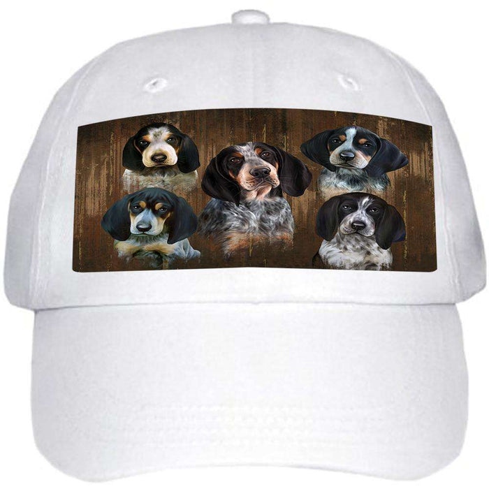 Rustic 5 Bluetick Coonhounds Dog Ball Hat Cap HAT52086