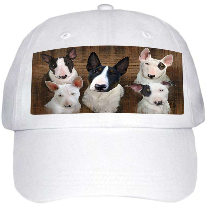 Rustic 5 Bull Terriers Dog Ball Hat Cap HAT52092