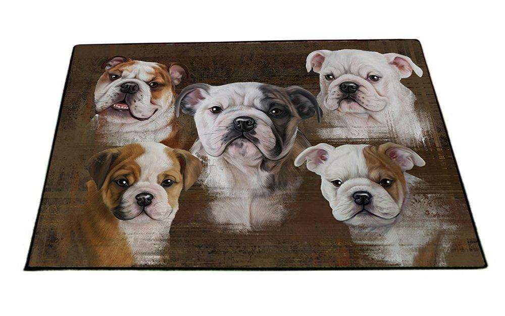 Rustic 5 Bulldogs Floormat FLMS48294