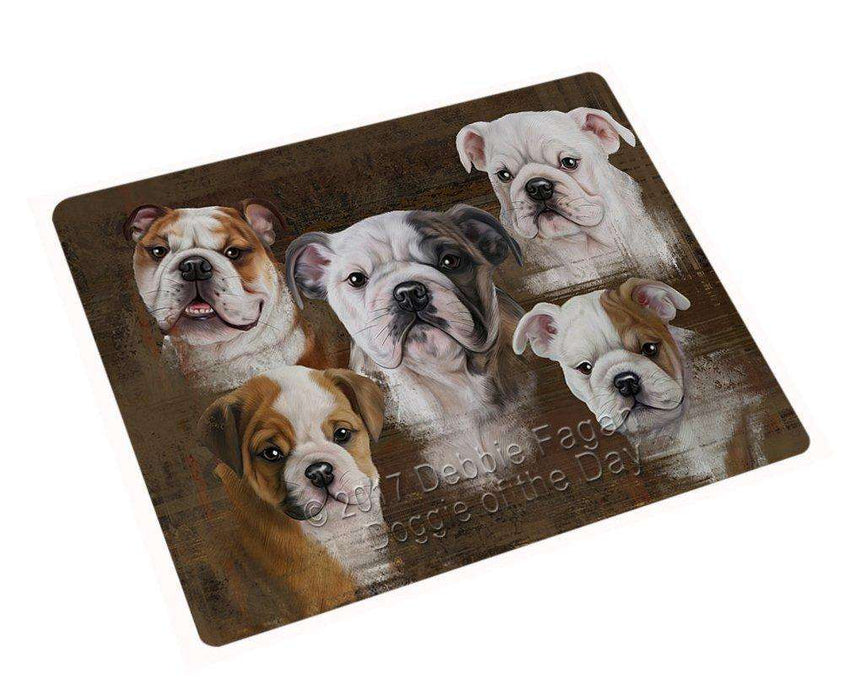 Rustic 5 Bulldogs Magnet Mini (3.5" x 2") MAGA48588