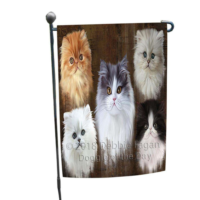 Rustic 5 Persian Cat Garden Flag GFLG54203