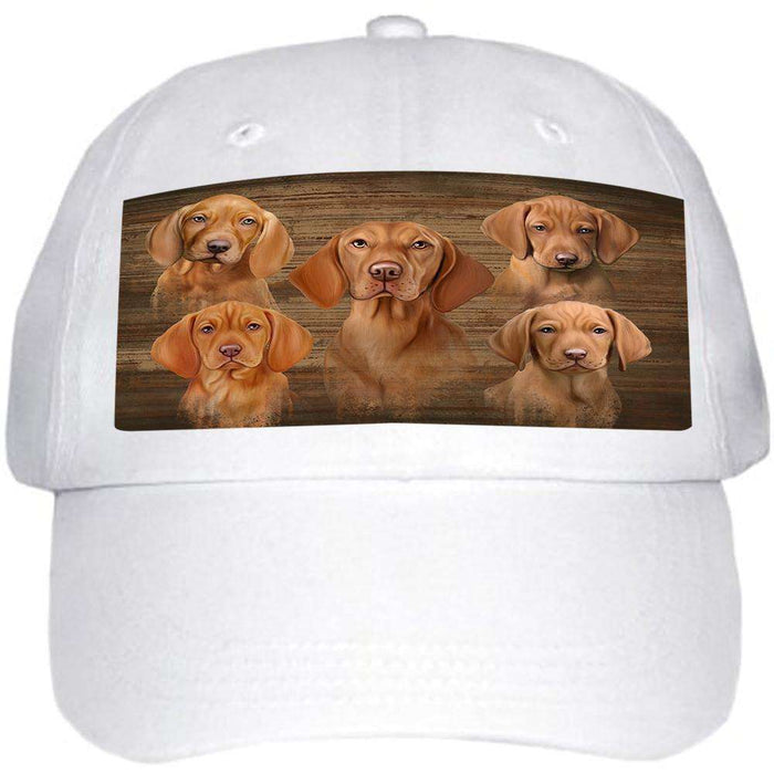Rustic 5 Vizslas Dog Ball Hat Cap HAT52149