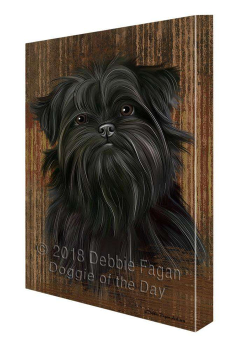 Rustic Affenpinscher Dog Canvas Print Wall Art Décor CVS70847