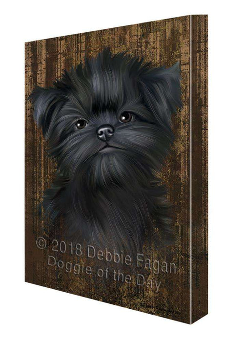 Rustic Affenpinscher Dog Canvas Print Wall Art Décor CVS70874