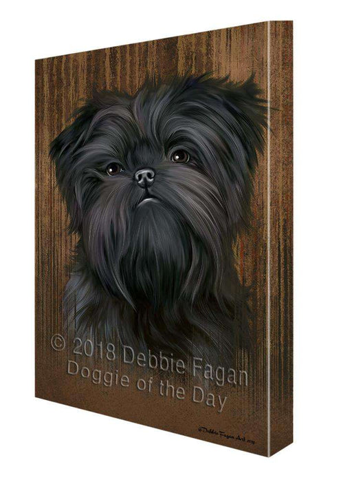 Rustic Affenpinscher Dog Canvas Print Wall Art Décor CVS70901