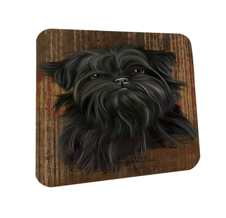 Rustic Affenpinscher Dog Coasters Set of 4 CST50461