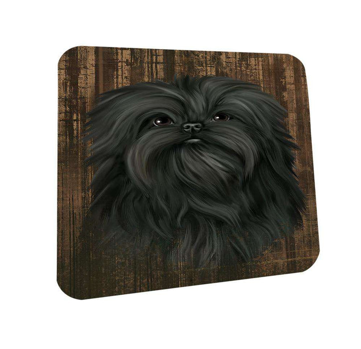 Rustic Affenpinscher Dog Coasters Set of 4 CST50463