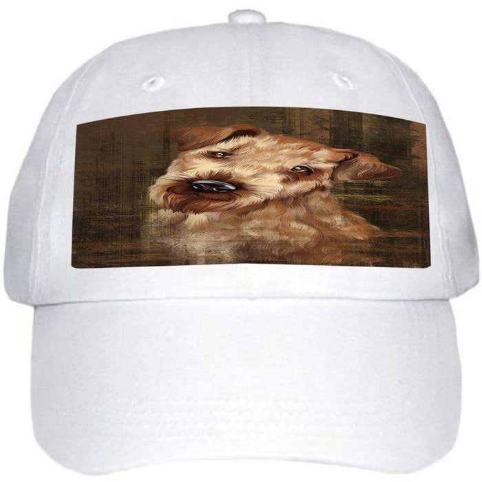 Rustic Airedale Dog Ball Hat Cap HAT48315