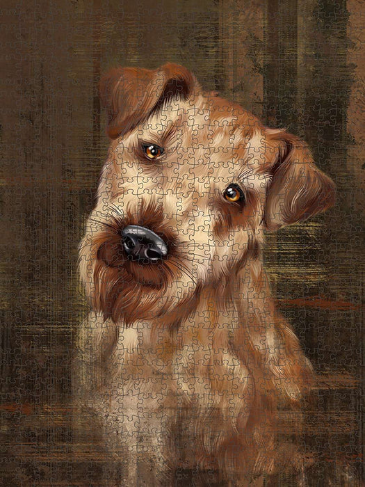 Rustic Airedale Dog Puzzle  PUZL48435