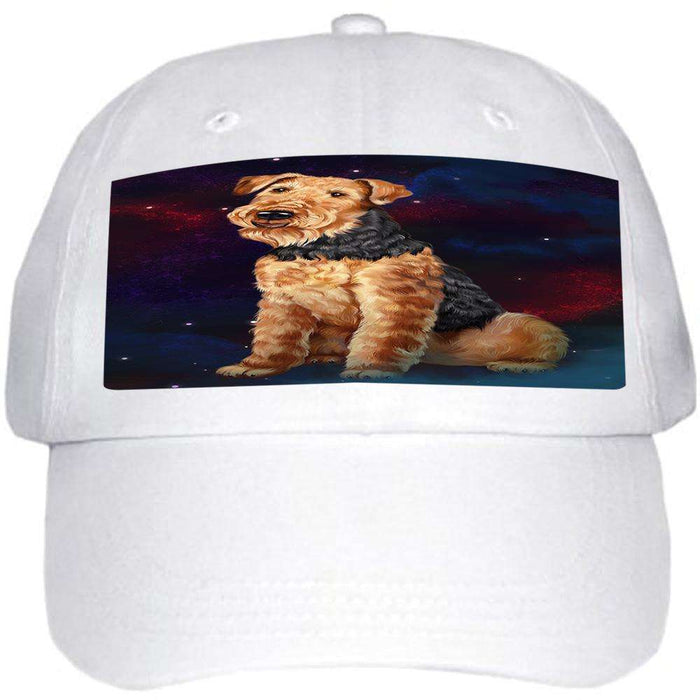 Rustic Airedale Terrier Dog Ball Hat Cap HAT55311