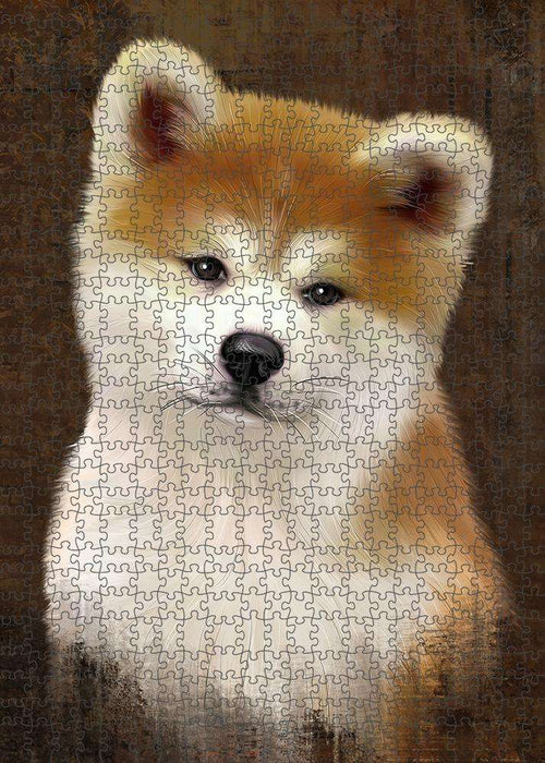 Rustic Akita Dog Puzzle  PUZL84756