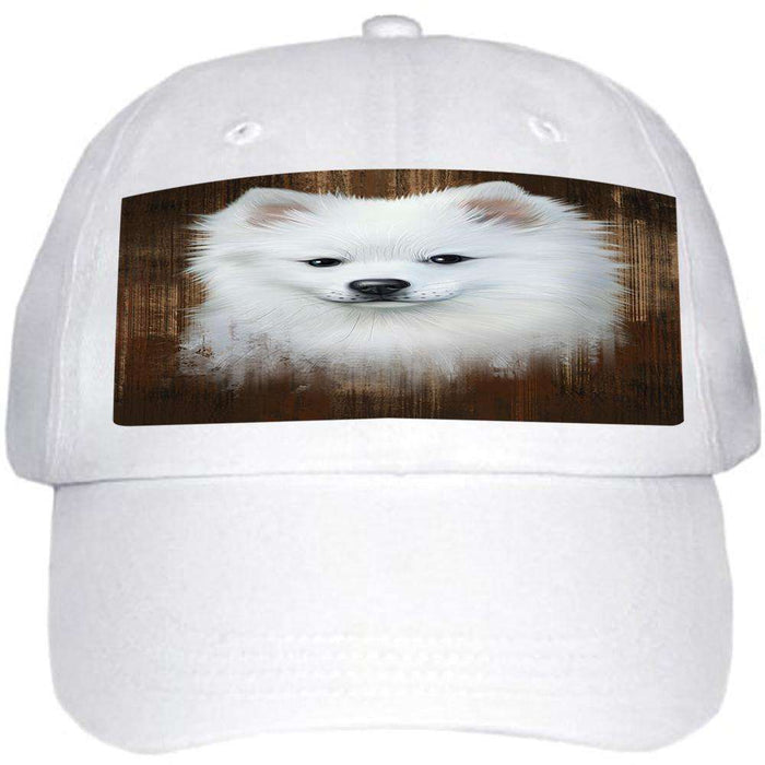 Rustic American Eskimo Dog Ball Hat Cap HAT54633