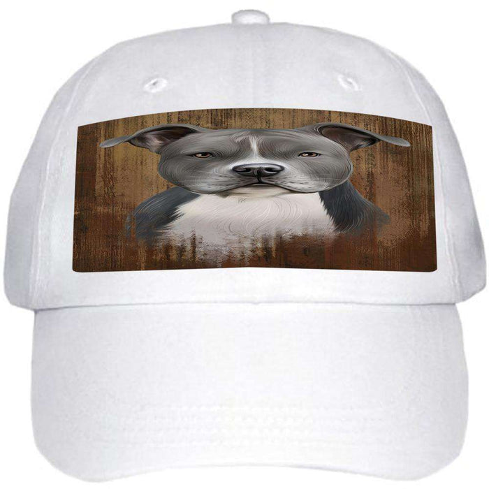 Rustic American Staffordshire Terrier Dog Ball Hat Cap HAT55332