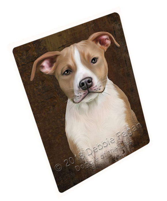 Rustic American Staffordshire Terrier Dog Blanket BLNKT106968