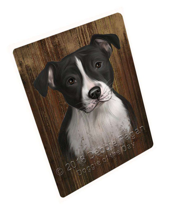 Rustic American Staffordshire Terrier Dog Blanket BLNKT70887