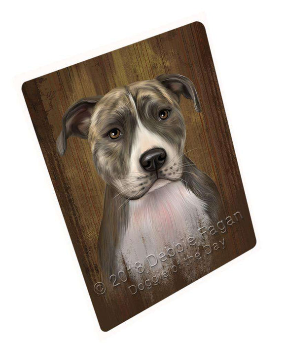 Rustic American Staffordshire Terrier Dog Blanket BLNKT70896